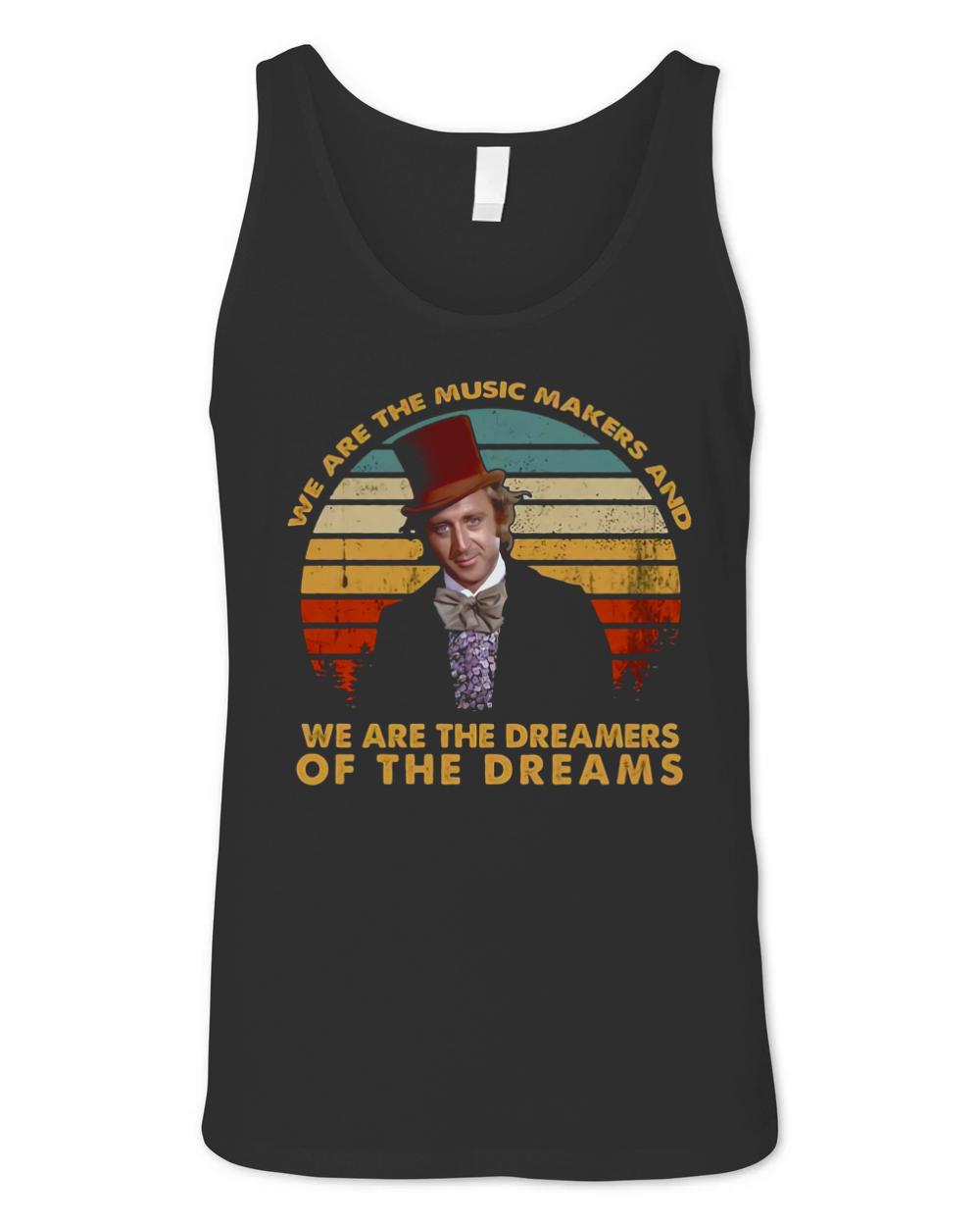 We are the music makers and we are the dreamers vintage Unisex Jersey Tank