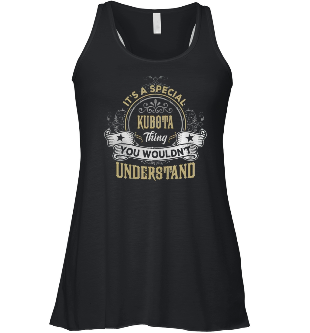 KUBOTA shirt, KUBOTA Family Name, KUBOTA Funny Name Gifts T Shirt Women's Flowy Tank Top