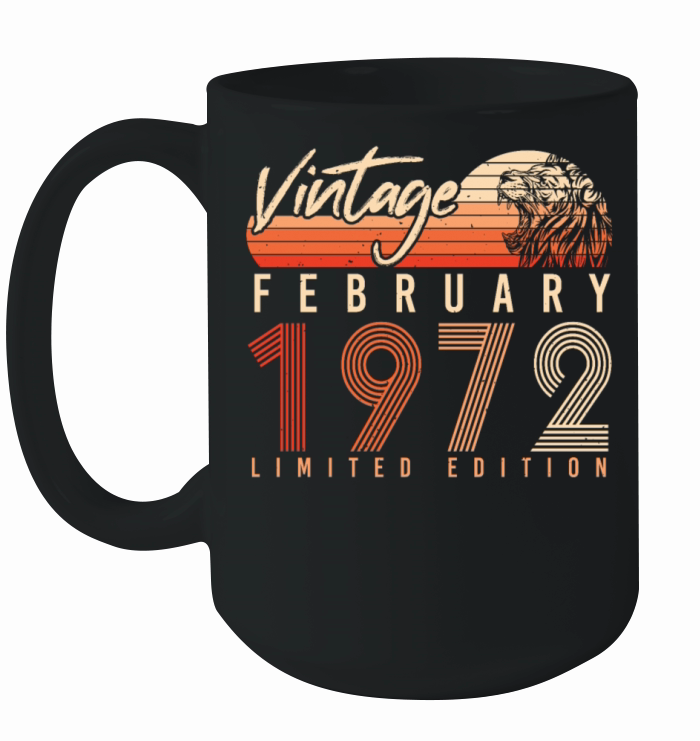 1972 February Limited Vintage Ceramic Mug