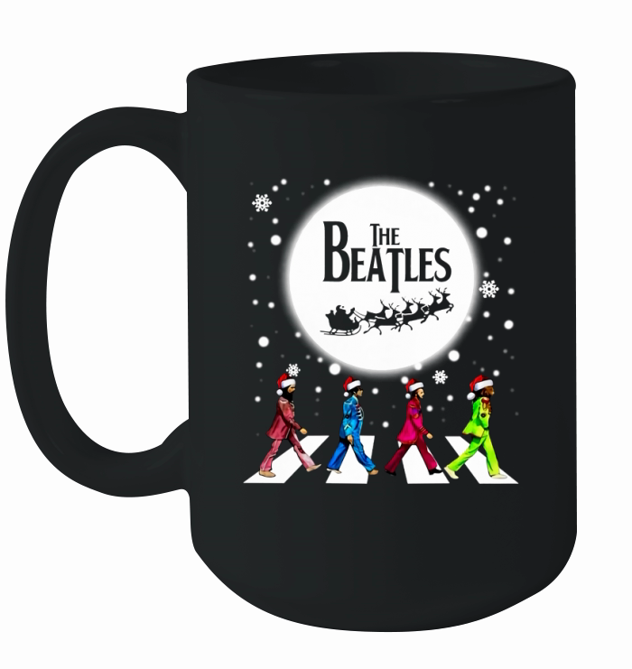 BEATLES CHRISTMAS  ABBEY ROAD Ceramic Mug