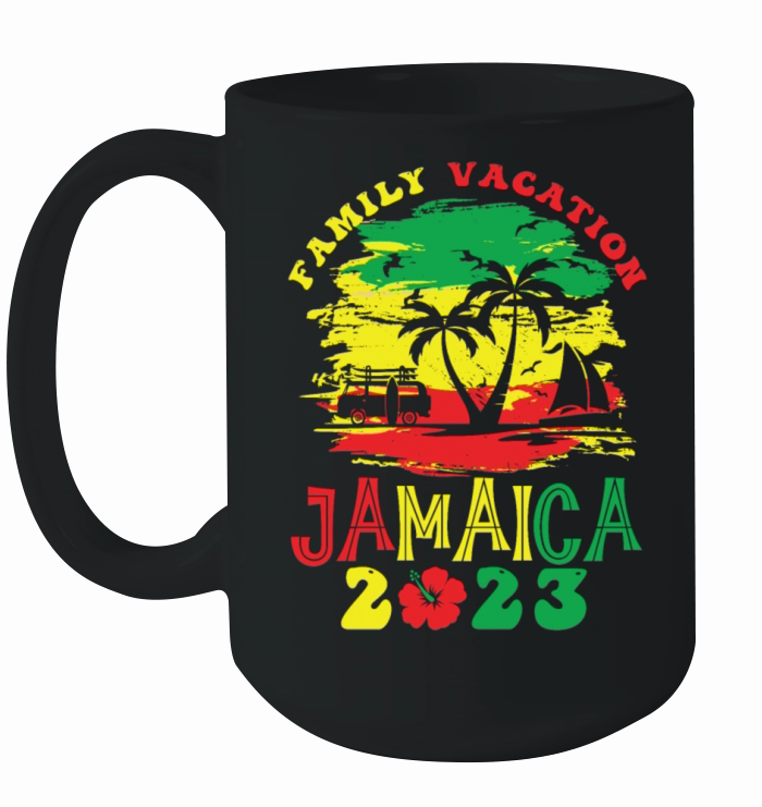 Family Vacation Jamaica 2023 Matching Family Group Ceramic Mug