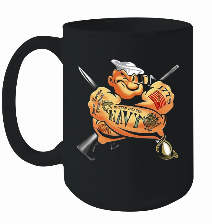 POPEYE GO NAVY Ceramic Mug
