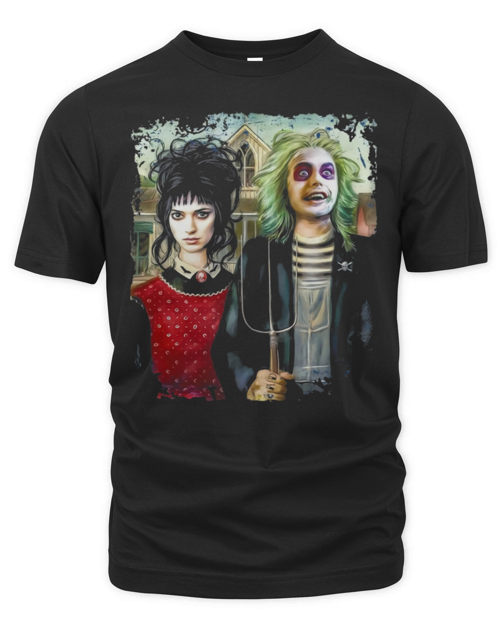 American Gothic Beetlejuice Organic Unisex T-shirt