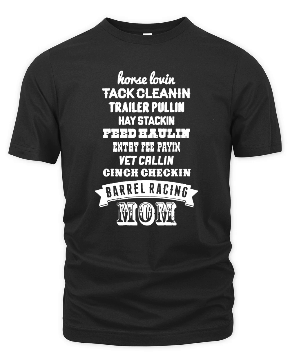 Barrel Racing Mom Organic Unisex T-shirt