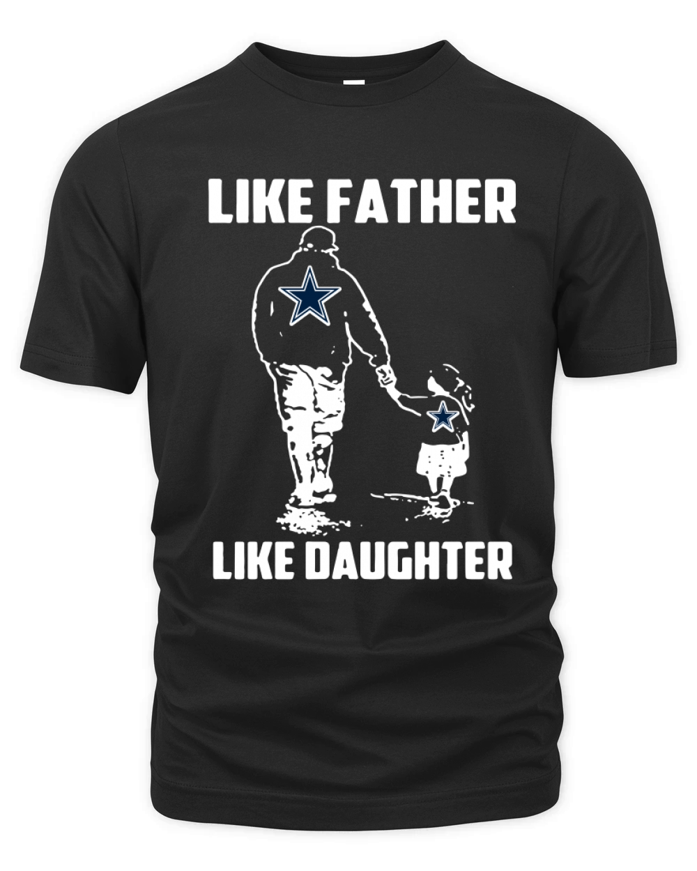 Like Father Like Daughter Cowboys fans Organic Unisex T-shirt