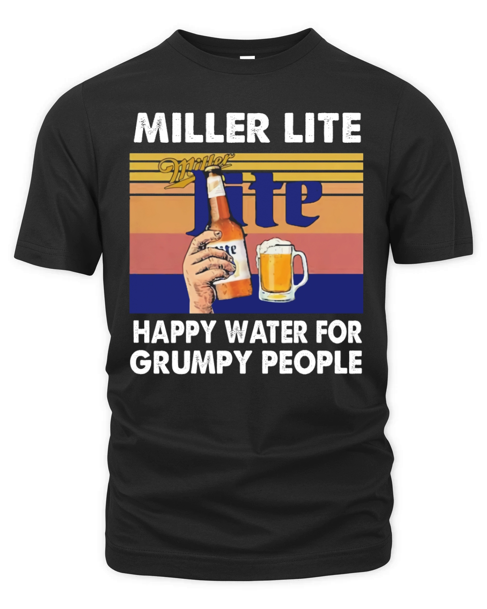 miller lite art Organic Unisex T-shirt