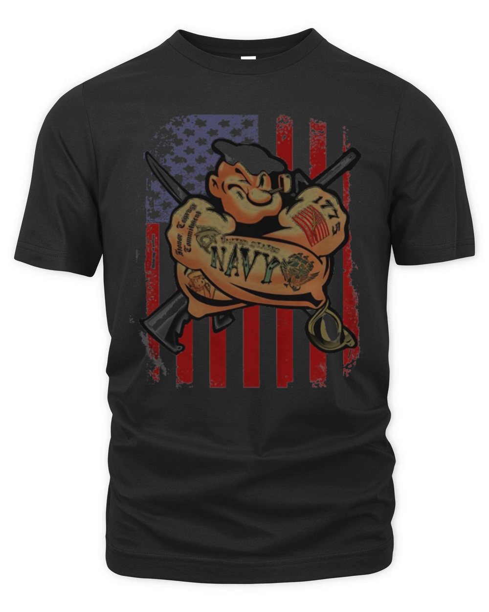 Navy popeye - Sweat Shirt Organic Unisex T-shirt