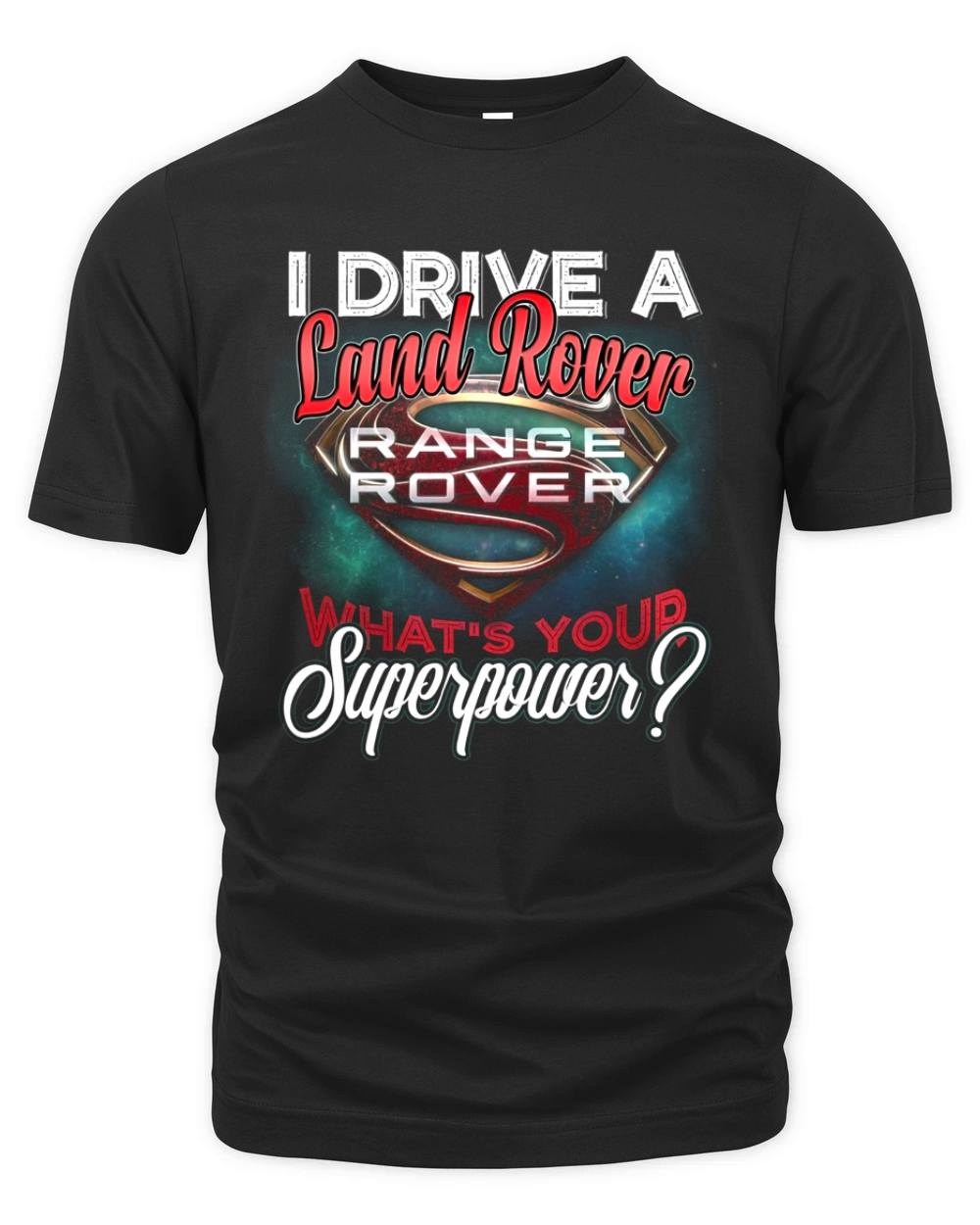 SUPERPOWER LAND ROVER RANGE ROVER Organic Unisex T-shirt