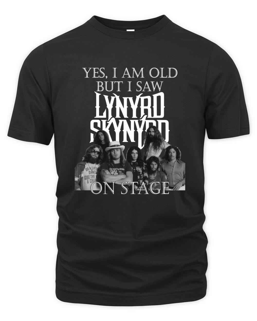 yes i am old but saw lynyrd skynyrd on stage Organic Unisex T-shirt