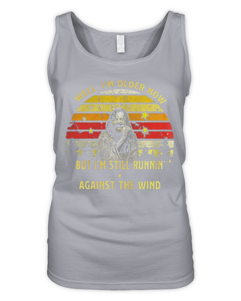 Bob Seger Well Im Older Now But Im Still Running Against The Wind Shirt Organic Women's Tank Top