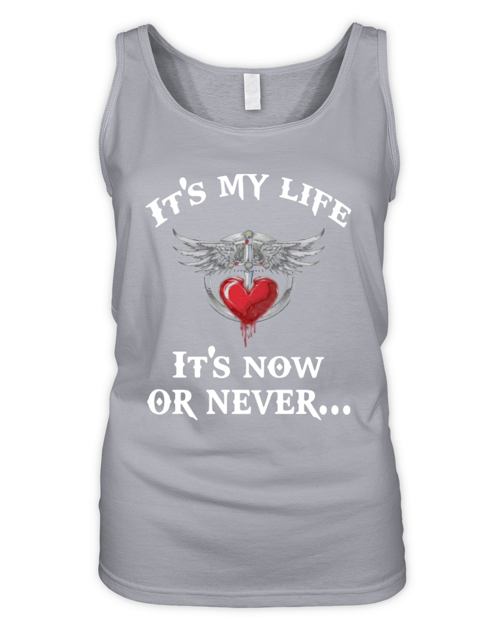 Bon Jovi its my life it's now or never Organic Women's Tank Top