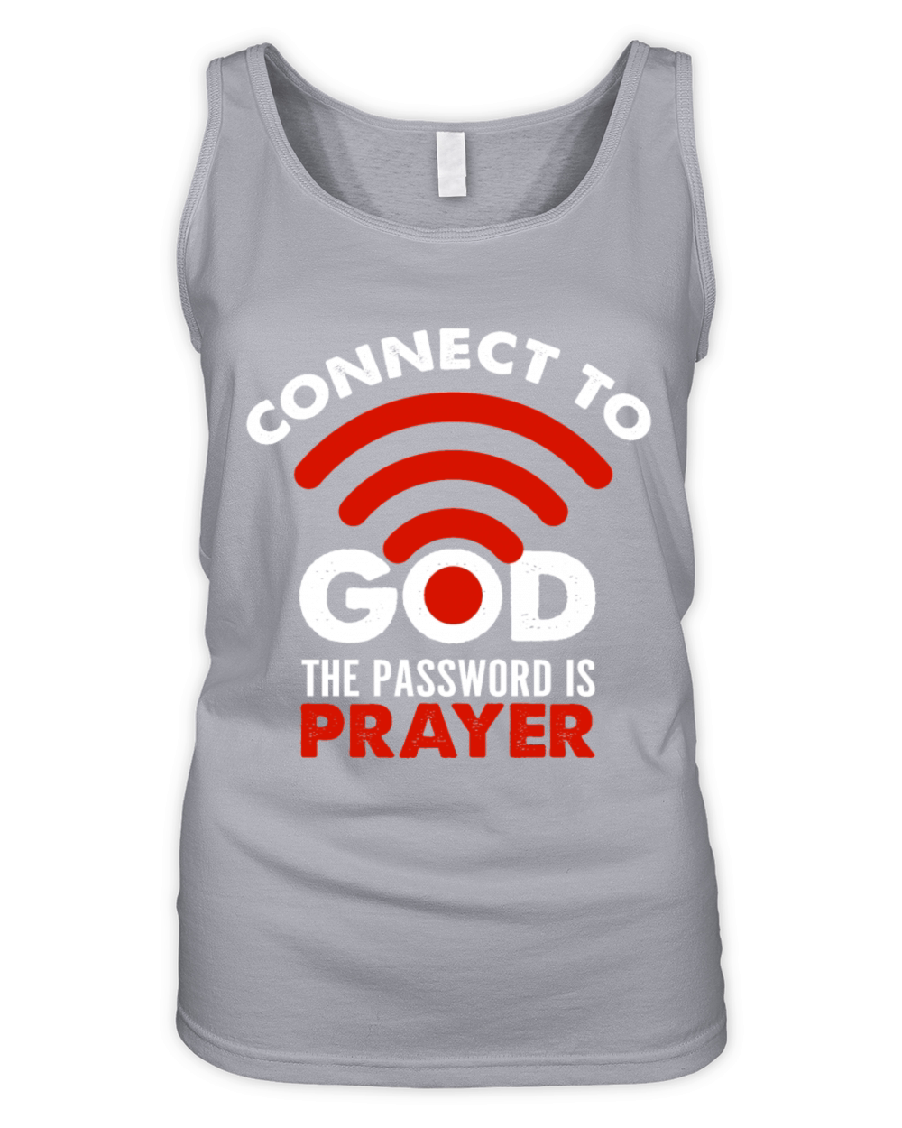 Connect To God The Password Prayer Gift Christian Organic Women's Tank Top