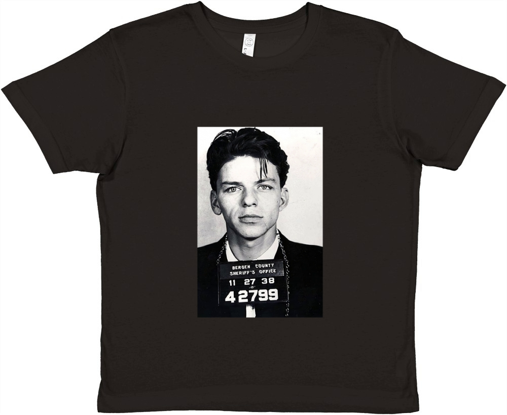 frank sinatra mugshot Premium Kids Crewneck T-shirt