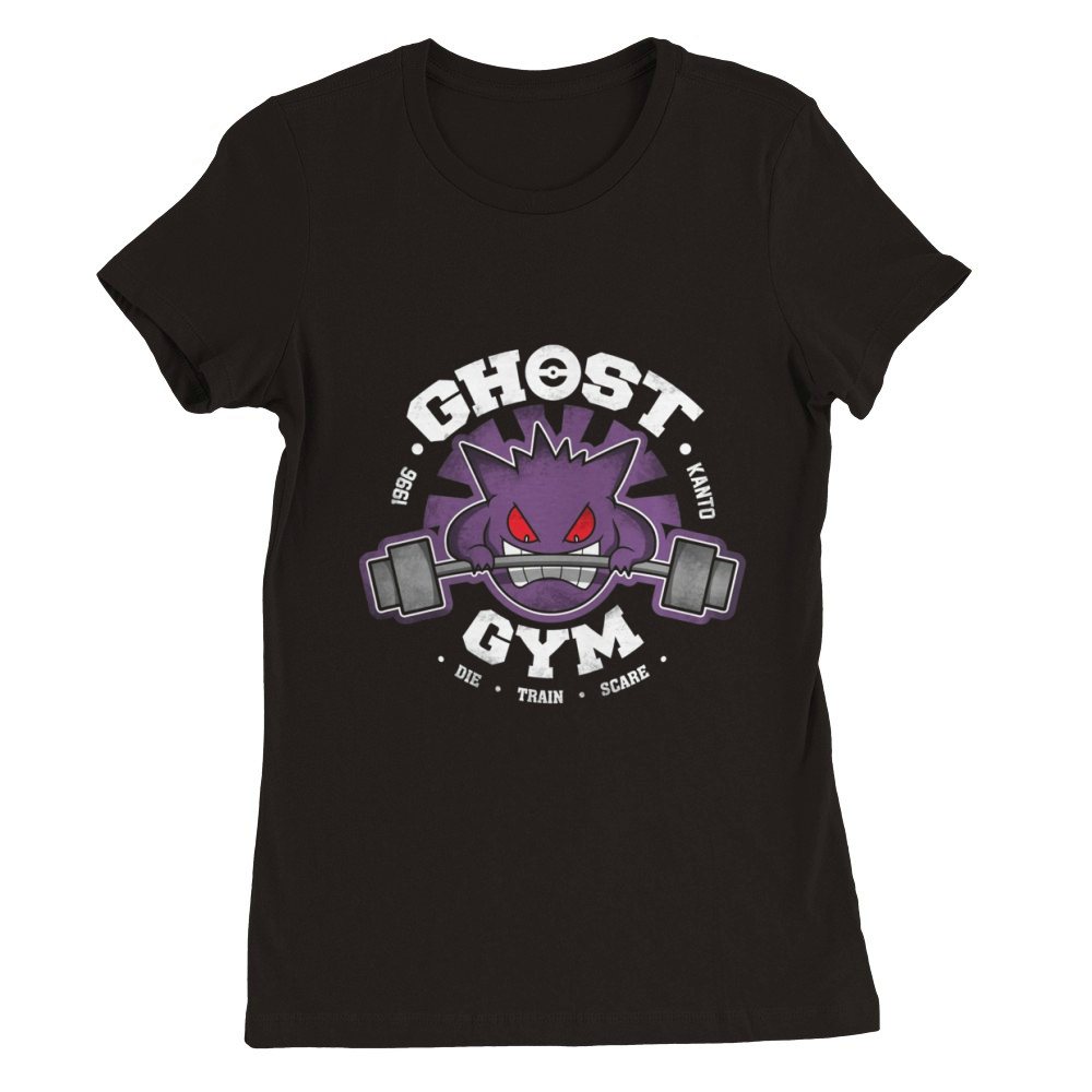 Ghost Gym Shirt Premium Womens Crewneck T-shirt