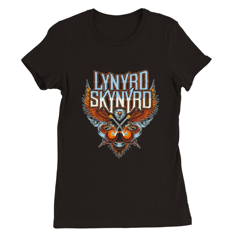 Lynyrd Skynyrd Eagle Guitar shirt Premium Womens Crewneck T-shirt