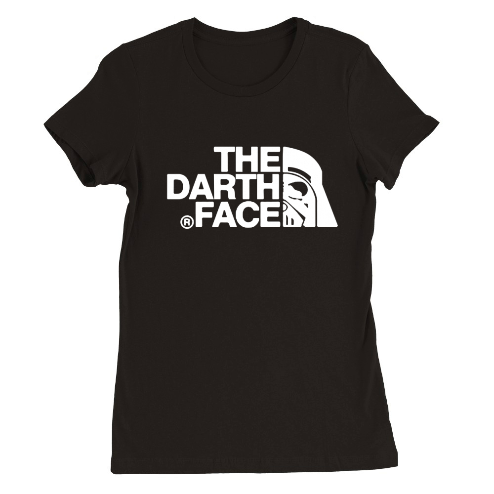 The Darth Face Premium Womens Crewneck T-shirt