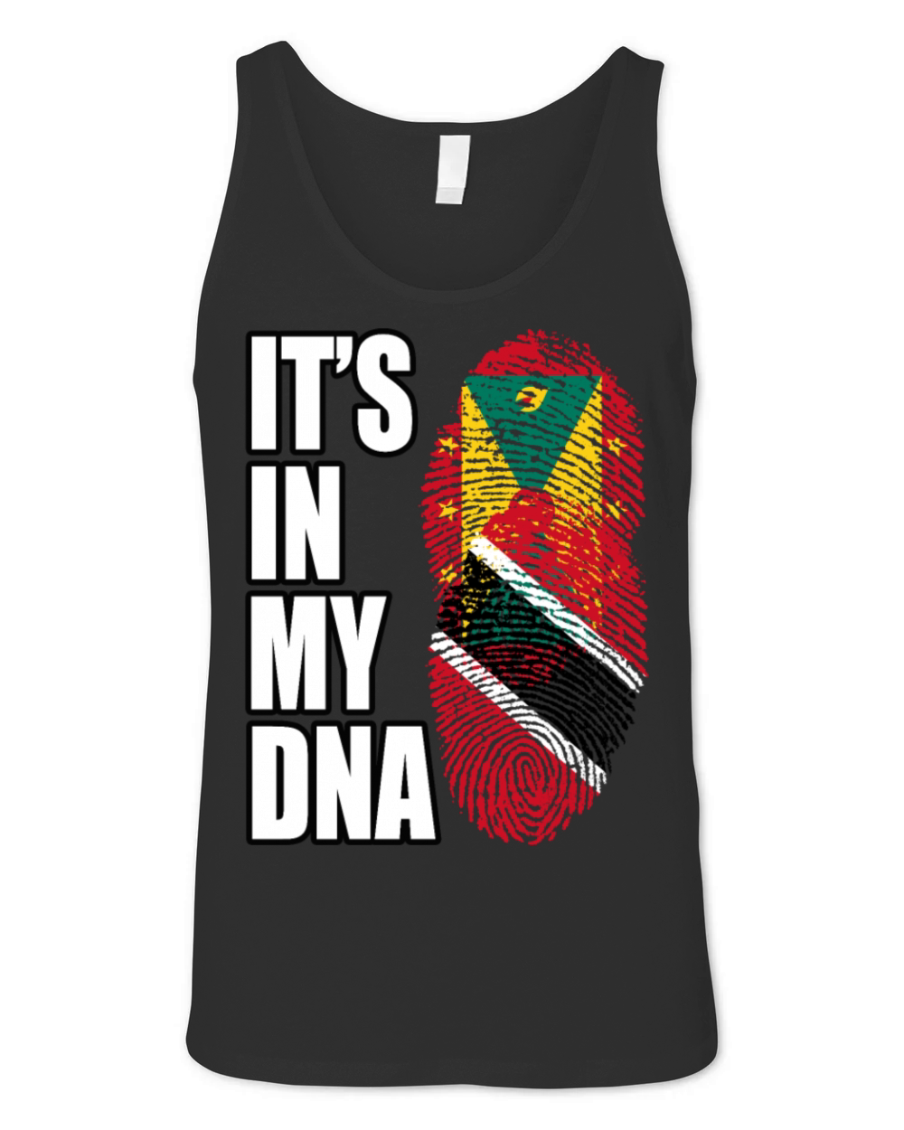 Grenadian And Trinidad Tobago Mix Heritage DNA Fla Unisex Jersey Tank