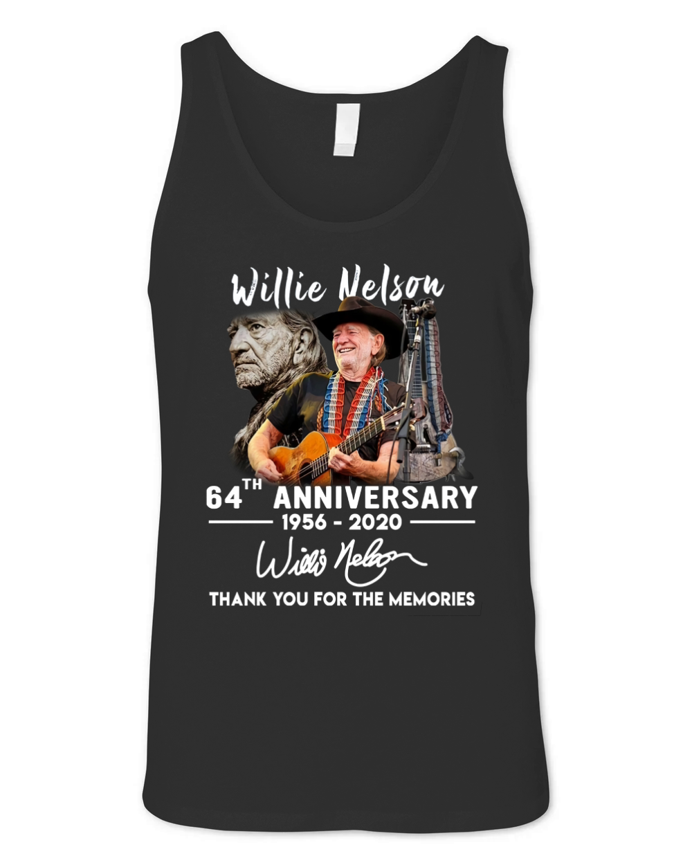 Willie Nelson Anniversary Unisex Jersey Tank