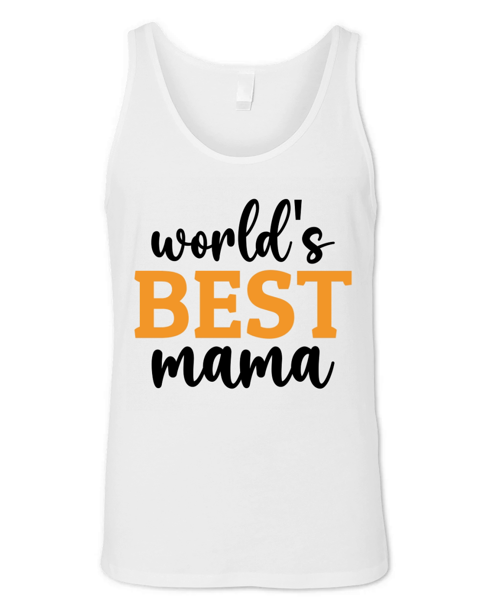 World's Best Mama Unisex Jersey Tank