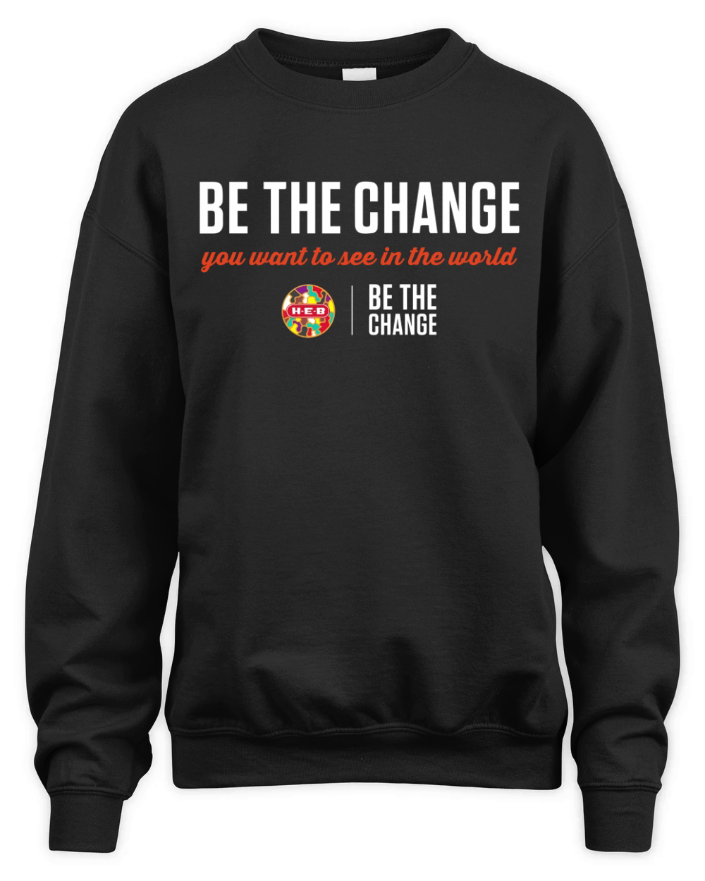 Be the change Unisex Premium Crewneck Sweatshirt