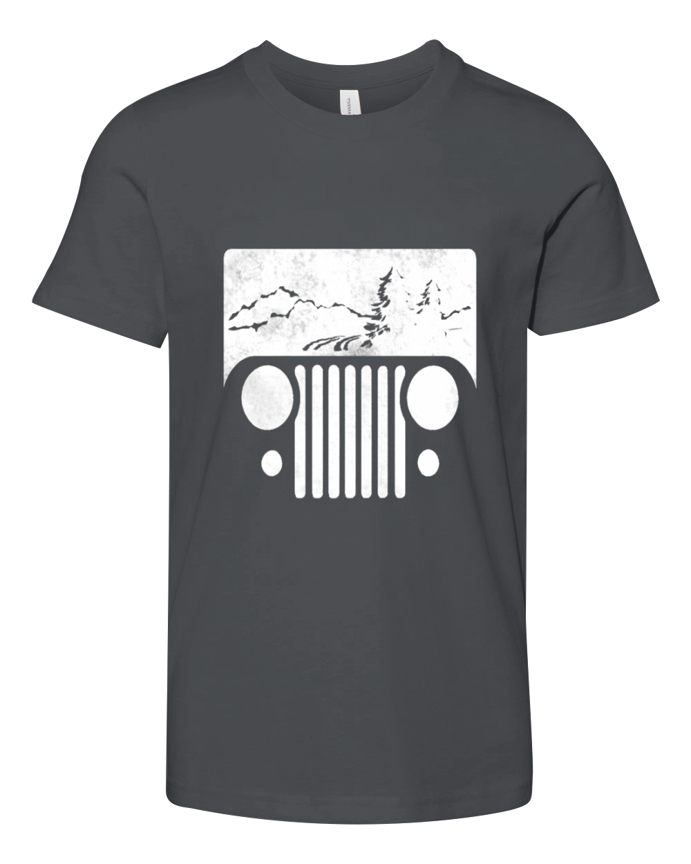 adventuring cj jeep white Youth Unisex Jersey Tee