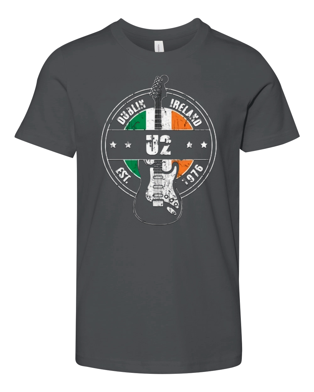 U2 Dublin Ireland Est 1976 guitarist Youth Unisex Jersey Tee
