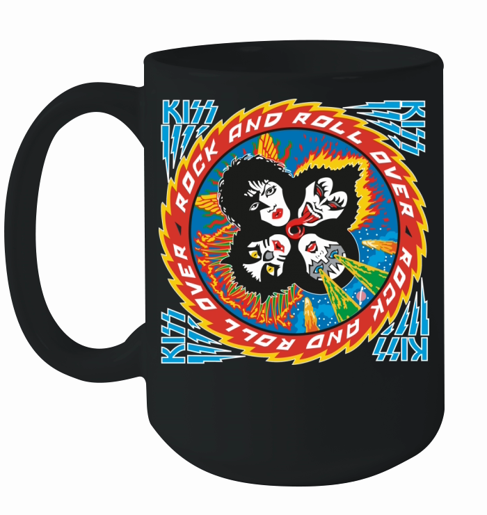Kiss Rock and Roll Over Ceramic Mug