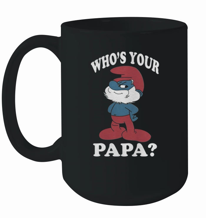 Papa smurf shirt Ceramic Mug