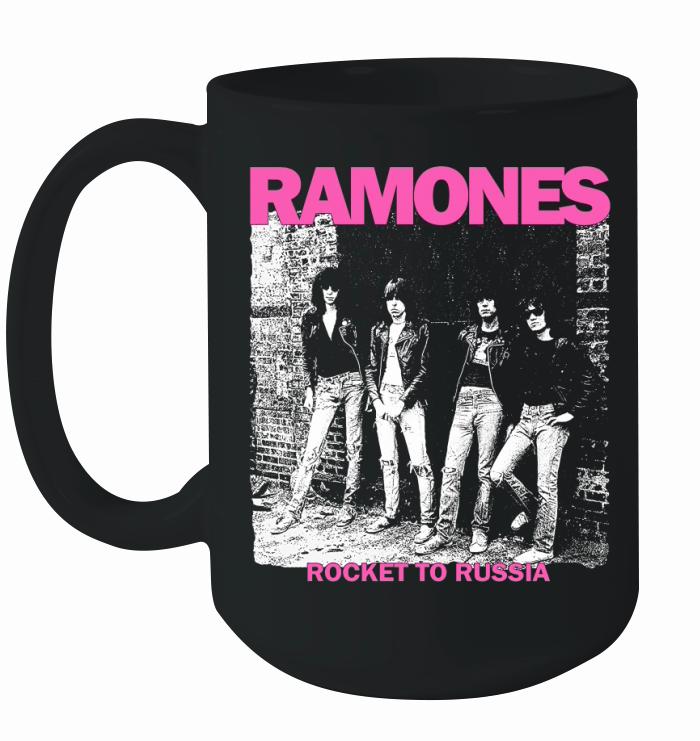 RAMONES ROCKET TO RUSSIA NEW BLACK Ceramic Mug