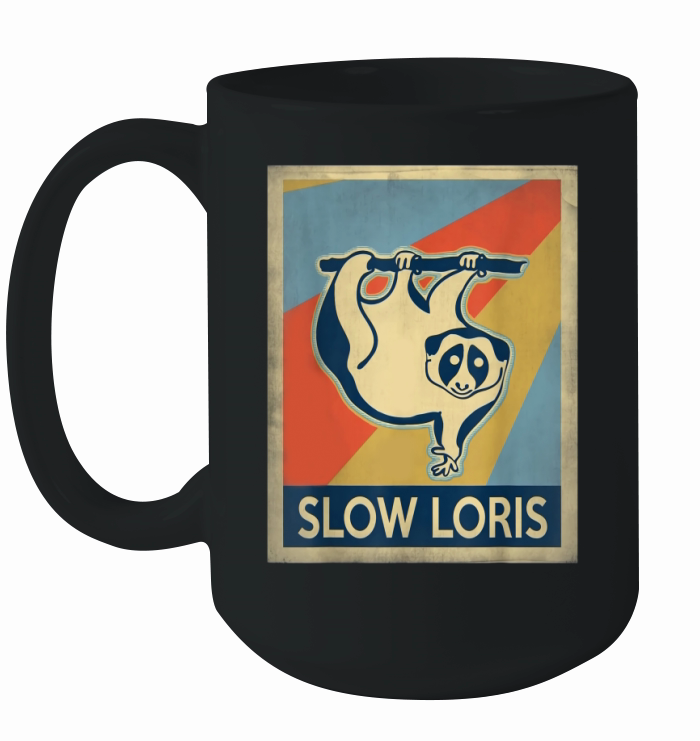Vintage style Slow Loris tshirt Ceramic Mug