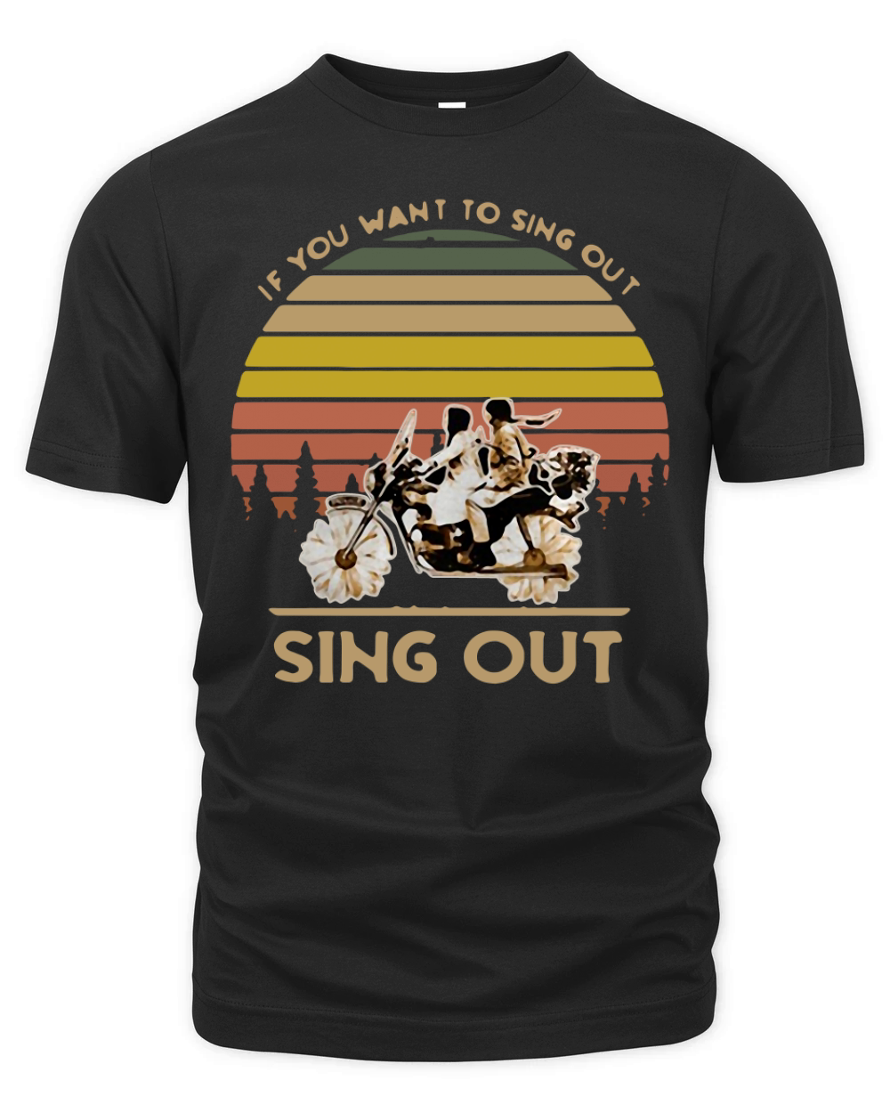 Harold and Maude if you want to sing out sing out retro shirt Organic Unisex T-shirt
