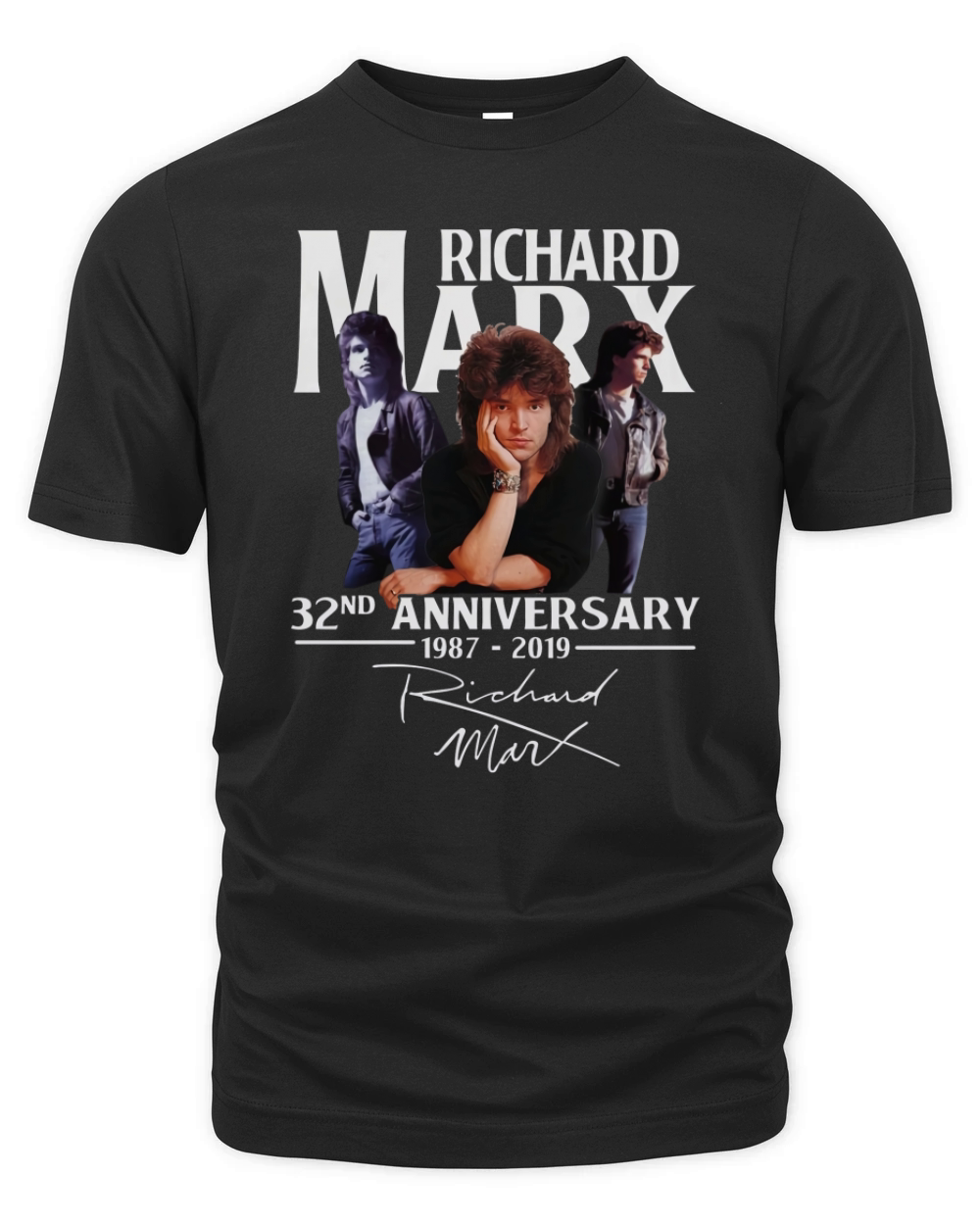Richard Marx 32nd anniversary 1987-2019 signature shirt Organic Unisex T-shirt