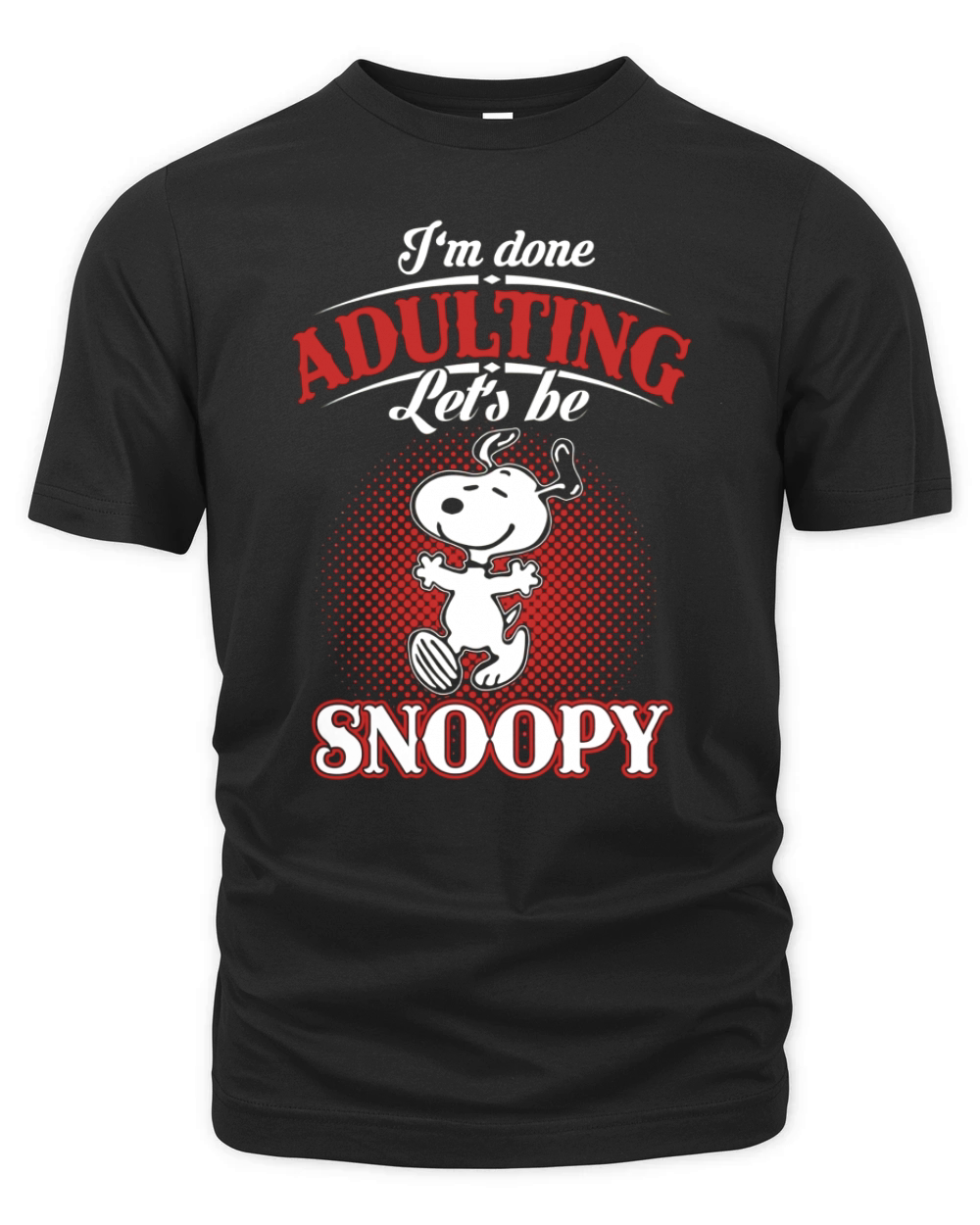snoopy Organic Unisex T-shirt