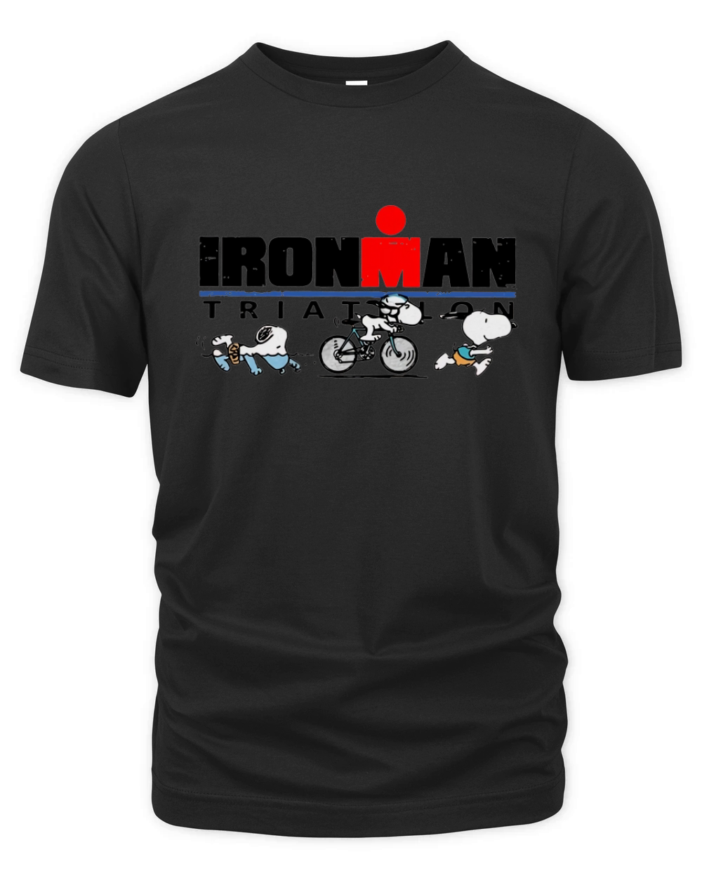 Triathlon World Triathlon Corporation Snoopy Ironman shirt Organic Unisex T-shirt