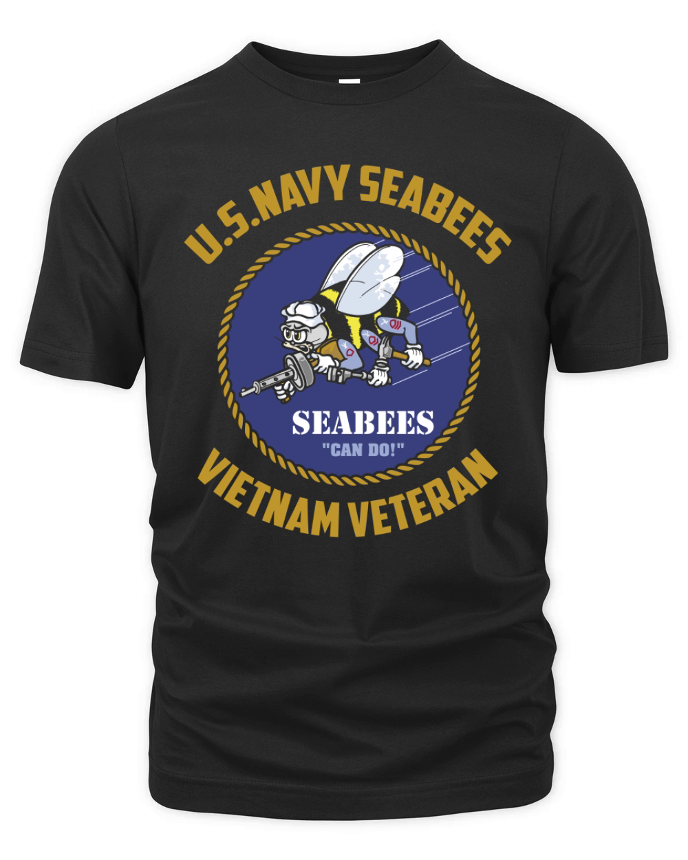 US Navy Seabees – Vietnam Veteran shirt Organic Unisex T-shirt