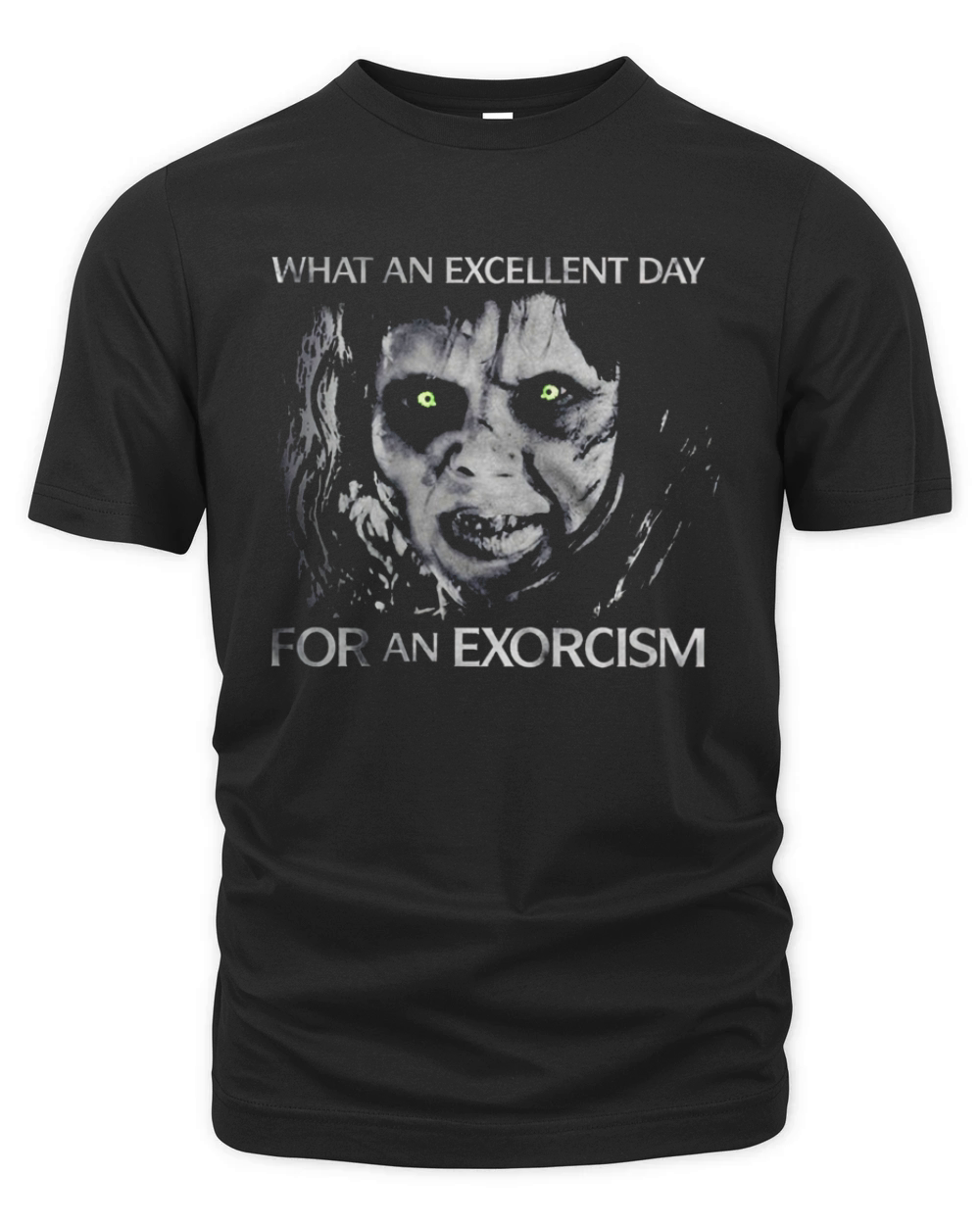 What An Excellent Day For An Exorcism Halloween Organic Unisex T-shirt