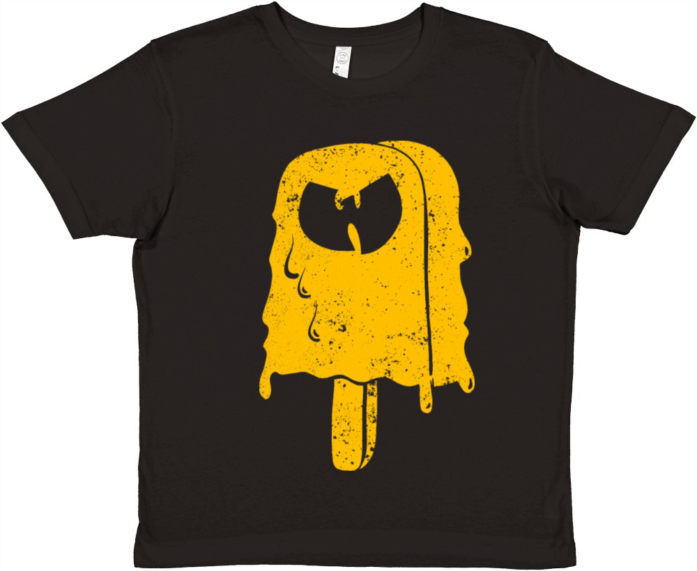 icecream wutang yellow Premium Kids Crewneck T-shirt