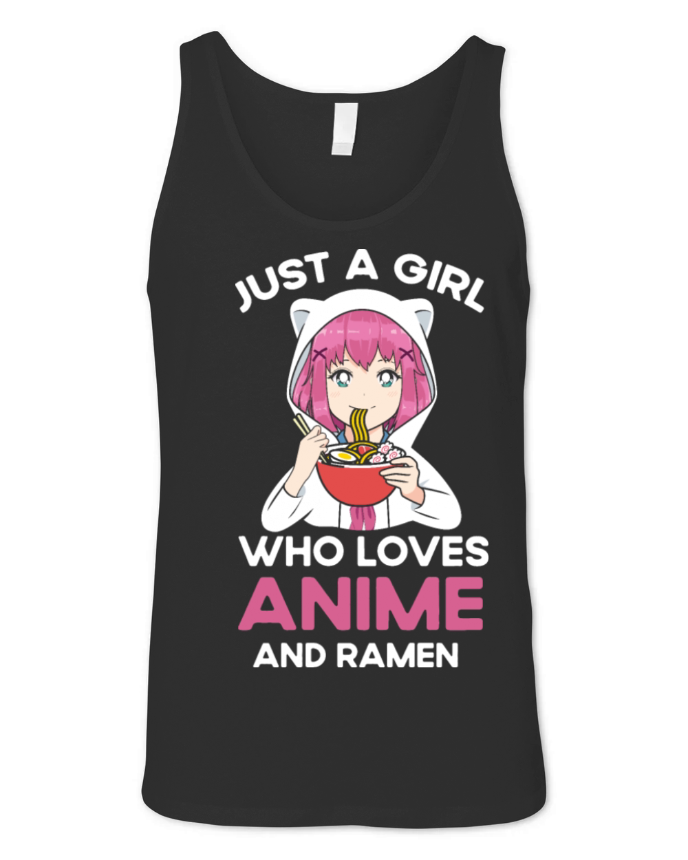 Anime Art For Girls Anime Merch Ramen Anime Funny Unisex Jersey Tank