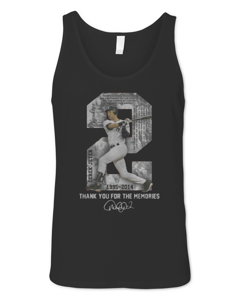 Derek Jeter thank you for the memories Unisex Jersey Tank