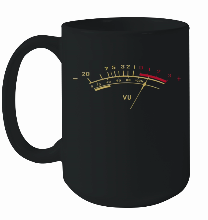 Analog electronic VU meter t-shirt Ceramic Mug