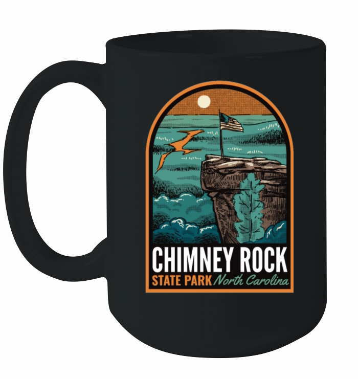 Chimney Rock State Park NC Vintage Ceramic Mug