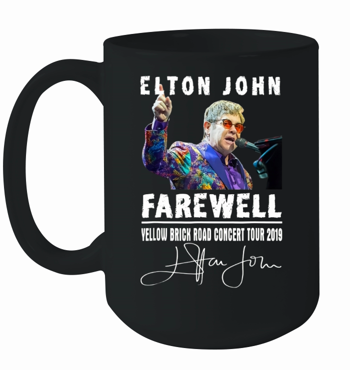 Elton John Farewell Yellow Brick Road Concert Tour 2019 shirt Ceramic Mug