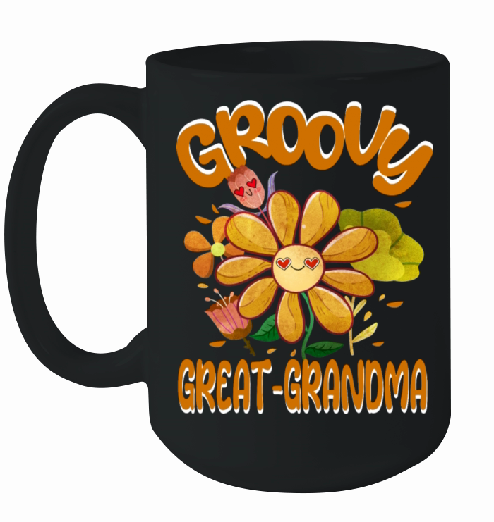 Groovy Great-Grandma Family Matching Vintage Ceramic Mug