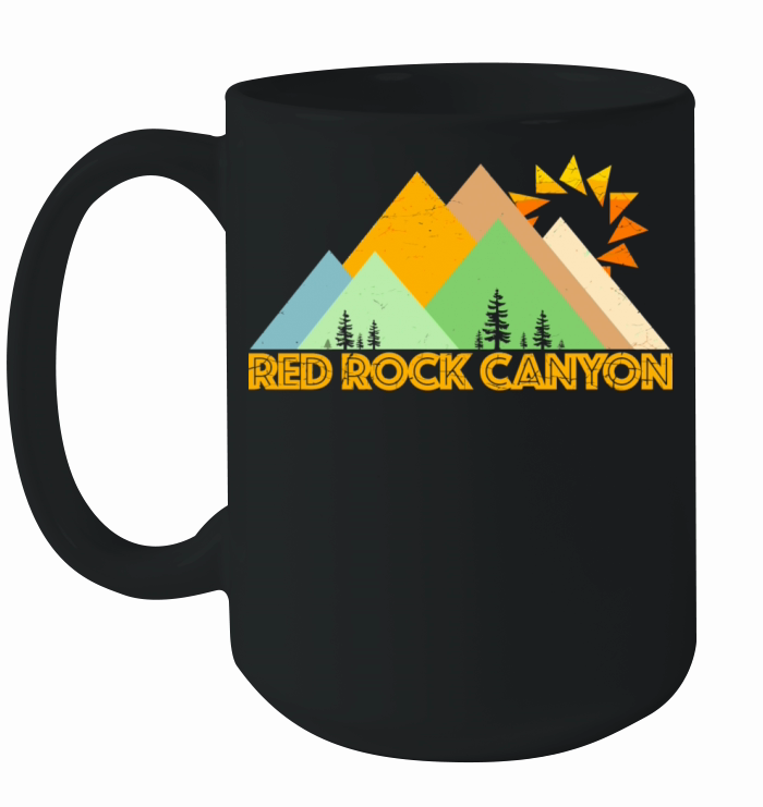 Retro Vintage Red Rock Canyon Ceramic Mug