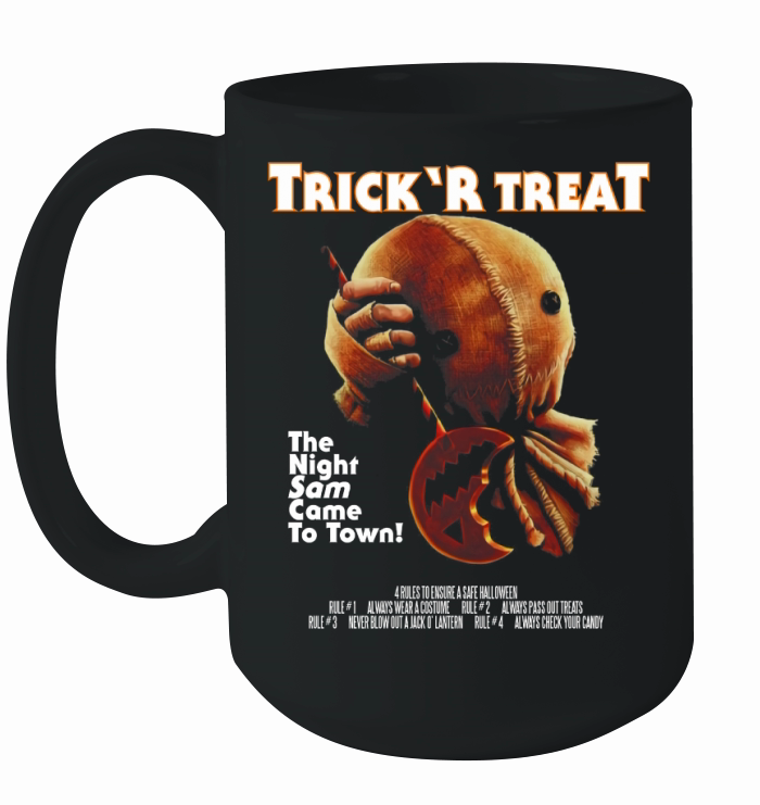 Trick 'r Treat the night sam came to town shirt, hoodie, sweater, longsleeve t-shirt Ceramic Mug