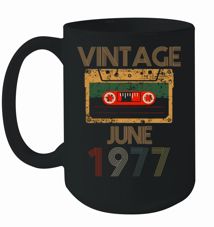 Vintage June 1977 Ceramic Mug