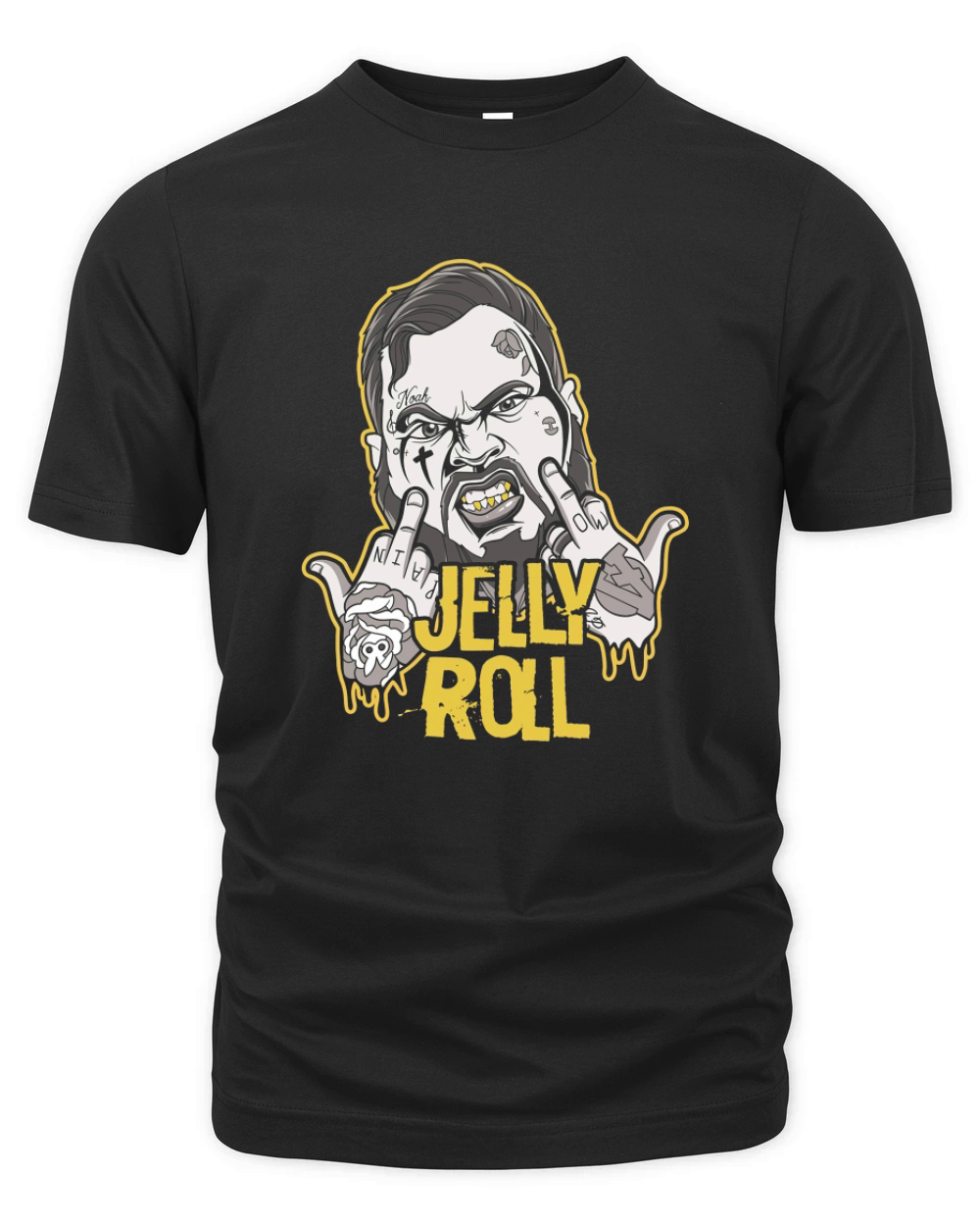 jelly roll face merch Organic Unisex T-shirt