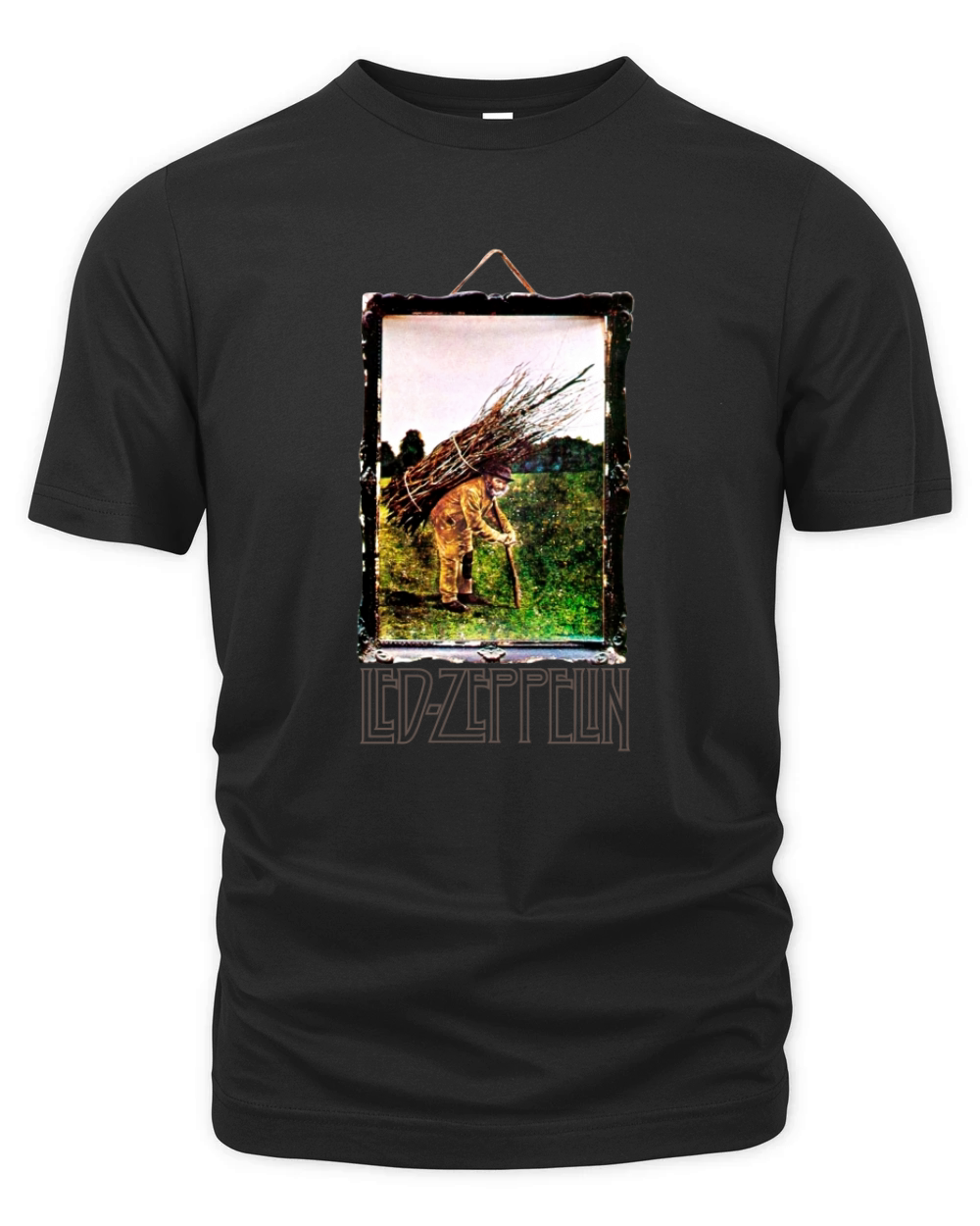Led Zeppelin Man with Sticks Organic Unisex T-shirt