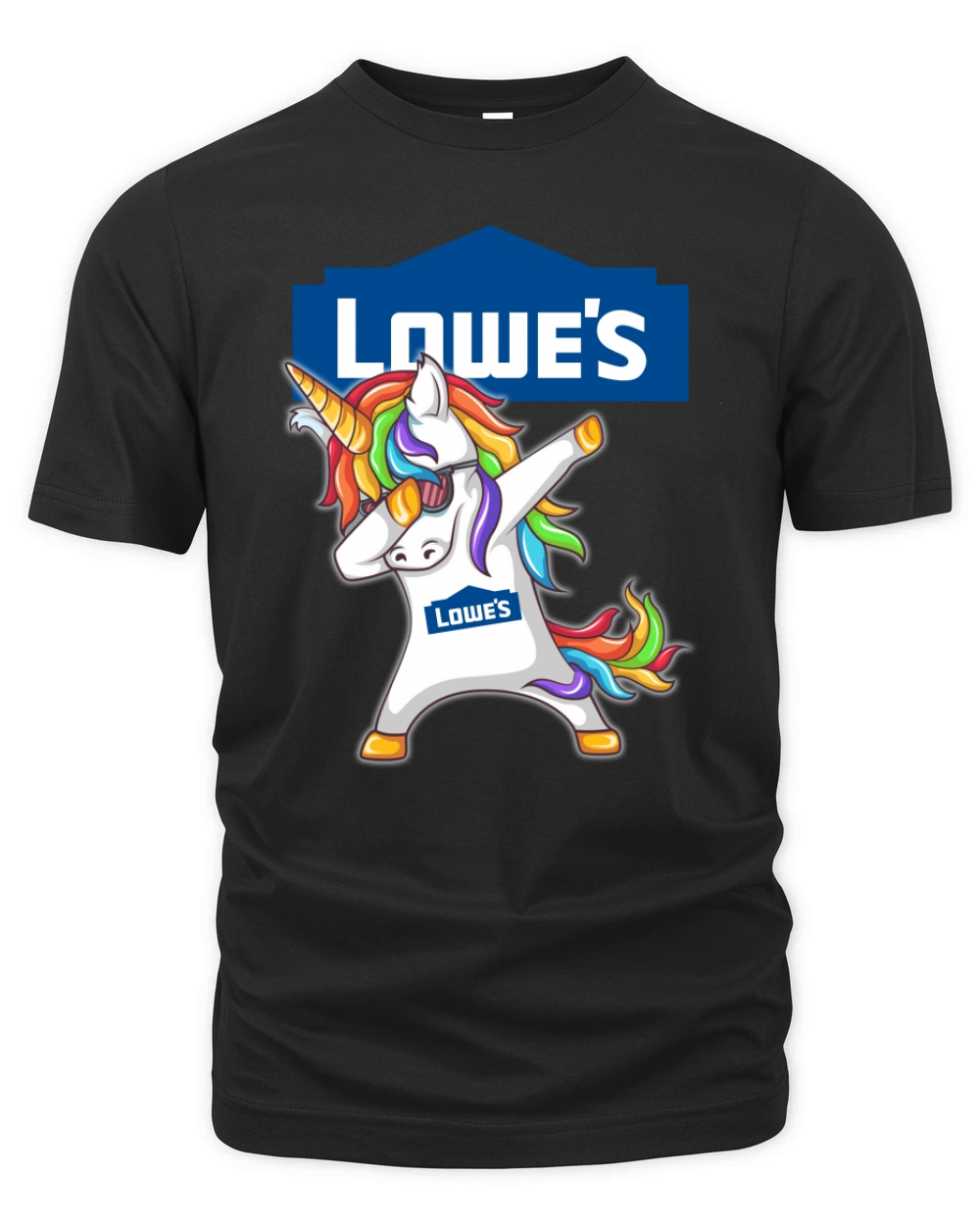 Lowe's Unicorn Dabbing Organic Unisex T-shirt