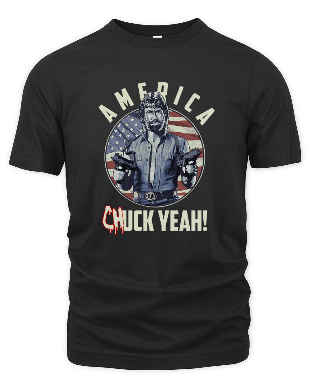 Official Chuck Norris America Organic Unisex T-shirt